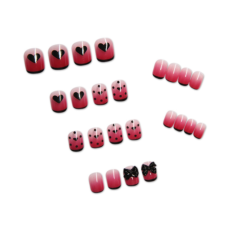 Fake Nail Gradient Manicure Wear Nail Butterfly Nail Patch Finished Nail Piece
