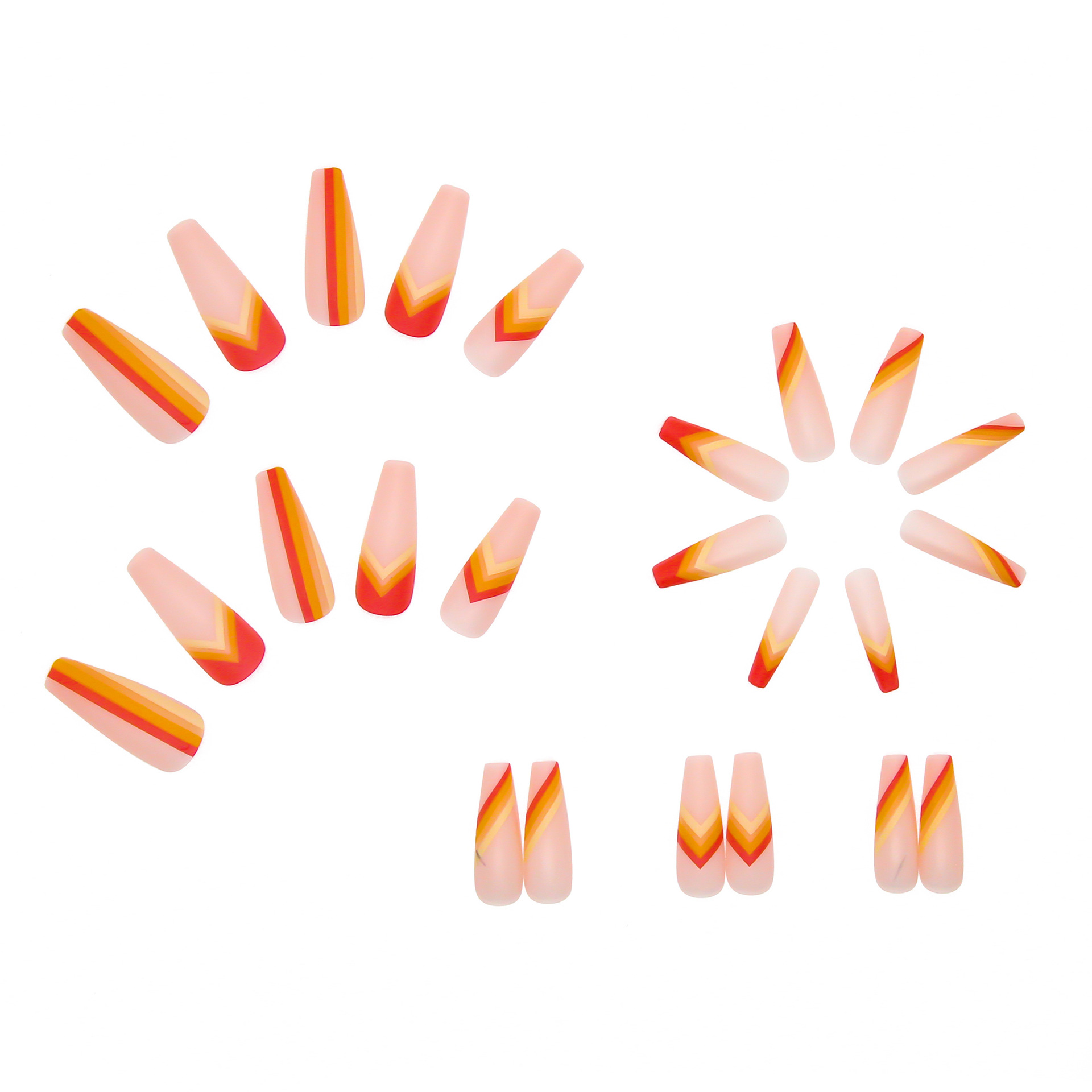 Line Nails Wearable Nail Art Fake Nail Nail Art Finished Removable