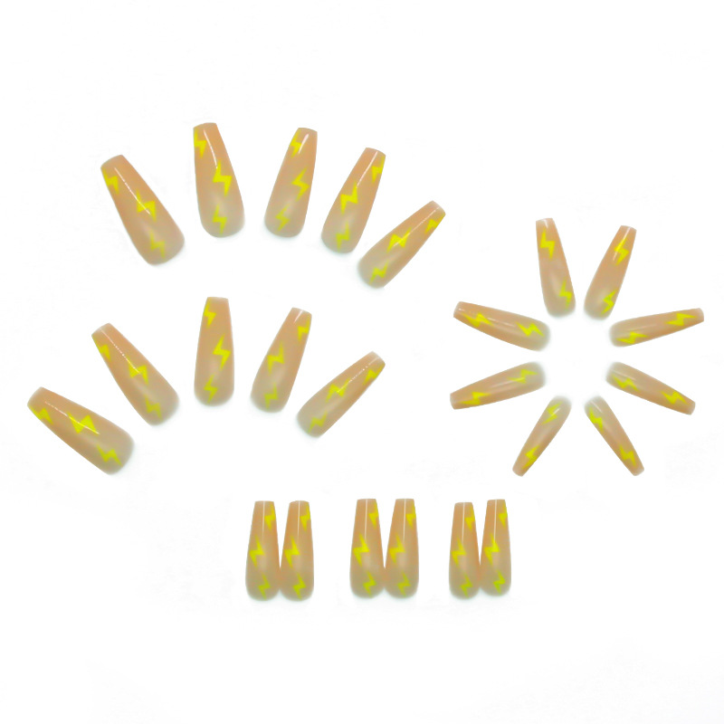 Fake Nails Press on Nails Long Ballet Nail Nails