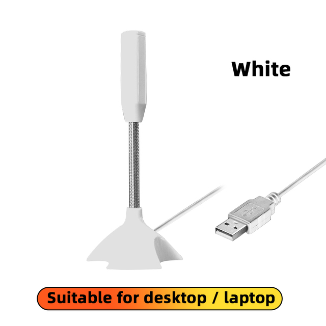 USB Microphone for laptop and Computers Adjustable Studio Singing Gaming Streaming Stand Mic With Holder Desktop