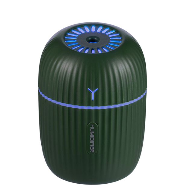 Ultrasonic Air Humidifier Household Moisturizing Spray Student Dormitory Car Humidification Aromatherap with LED Night Light