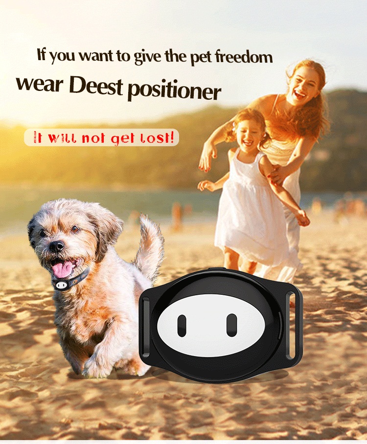 Tracker Dog Collar Waterproof  5Days Standby Geo-fence Mini GPS Tracker Cat GPS Collar Voice Call