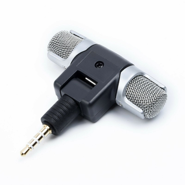 Mini 3.5mm Microphone Stereo Mic For Laptop Microphone For computer For phone Mini Mic MIC-DS70P