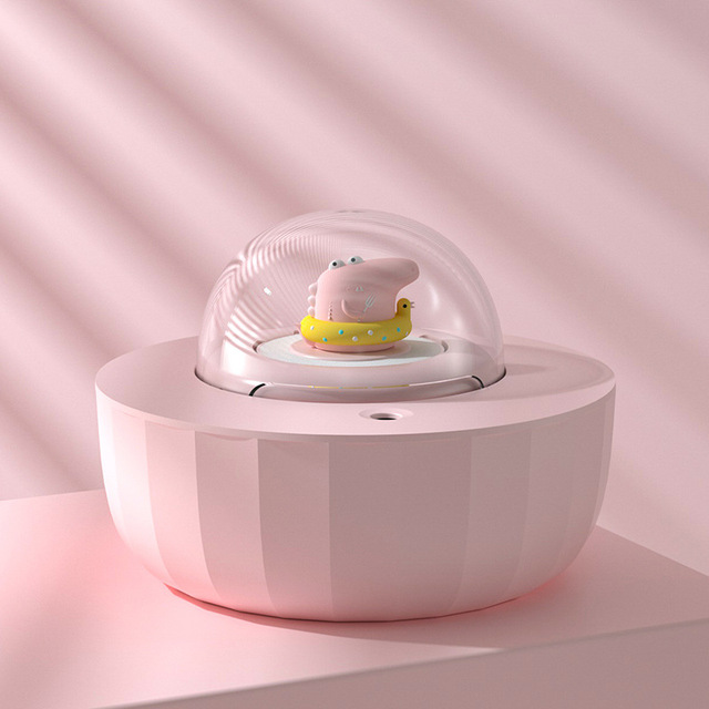 Cartoon Rechargable Air Diffuser Wireless Humidifier 300ML Aromatherapy Diffuser Nano Mist Maker With Night Lights
