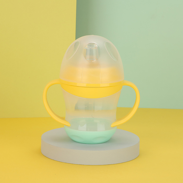 160ml Infant Baby Feeding Bottles Leak-proof Silicone Nipple Drinking Cup Feeding Bottles For Baby Kids Feeding Cup