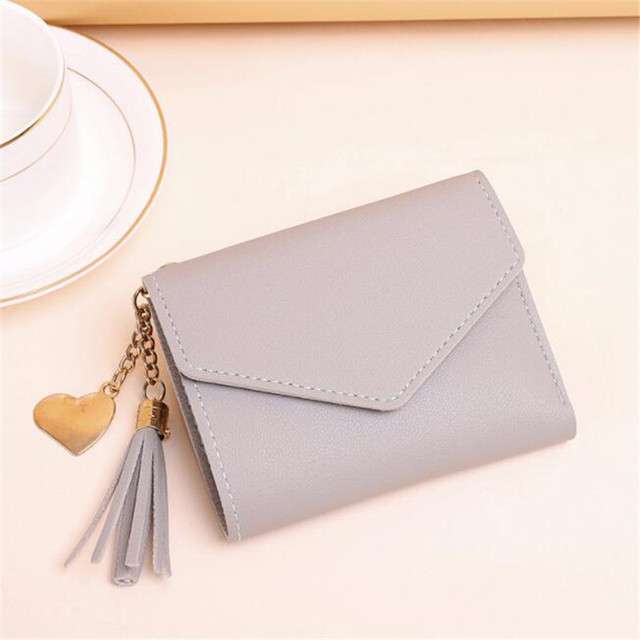 Wallet Short Women Wallets Purse Patchwork Fashion Panelled Wallets Trendy Coin Purse Card Holder Leather
