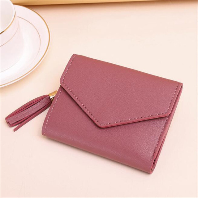 Wallet Short Women Wallets Purse Patchwork Fashion Panelled Wallets Trendy Coin Purse Card Holder Leather