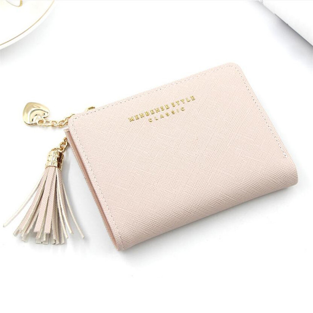 Women Wallet Small Cute Wallet Women Short Leather Women Wallets Zipper Purses  Female Purse Clutch