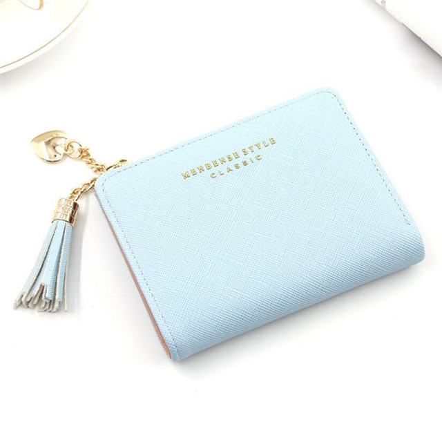 Women Wallet Small Cute Wallet Women Short Leather Women Wallets Zipper Purses  Female Purse Clutch