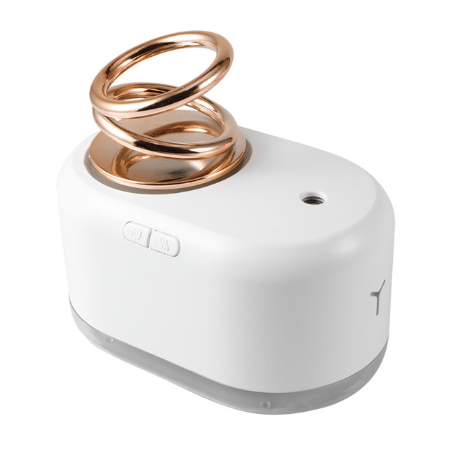 USB Diffuser Rotate Double Ring Fogger Mist Maker Portable Air Humidifier Color Night Lamp Aroma Ultrasonic LED For Home Office