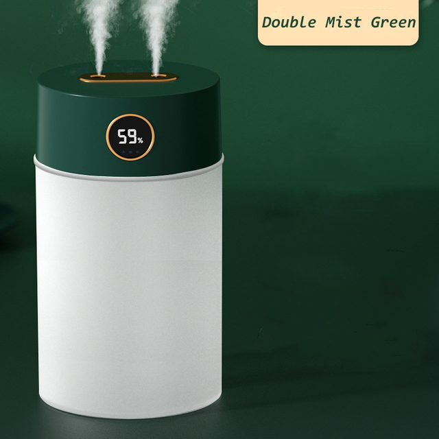 USB Air Diffuser Large Capacity Humidifier 1.2L Mist Maker Desktop Aromatherapy Purifier With Lamp Lights
