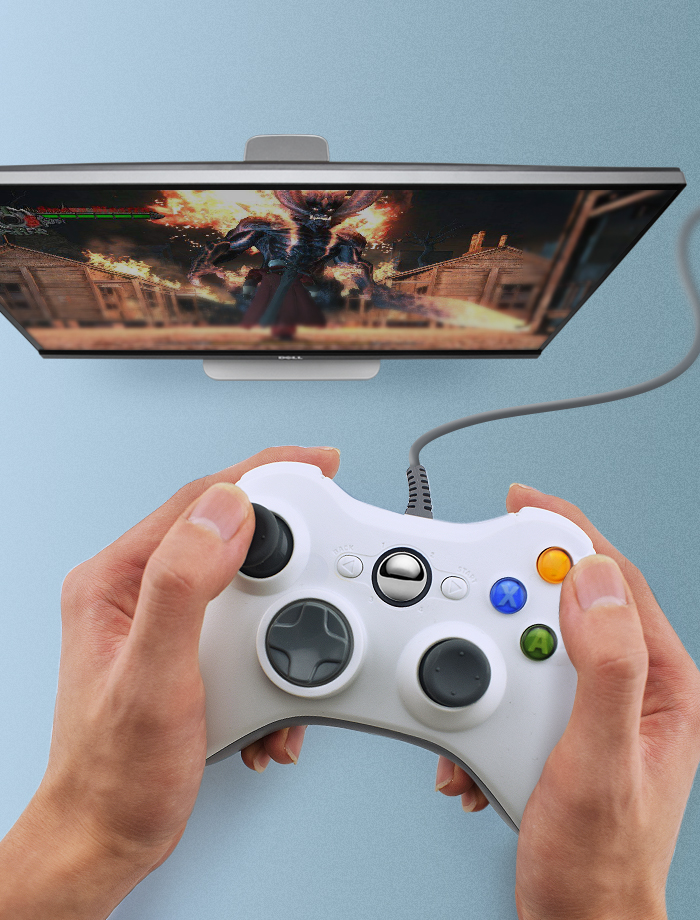 USB Wired Gamepad For Xbox 360 Controller Joystick For Official Microsoft PC Controller For Windows 7 8 10
