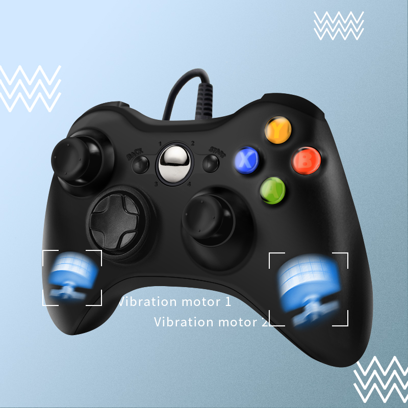 USB Wired Gamepad For Xbox 360 Controller Joystick For Official Microsoft PC Controller For Windows 7 8 10