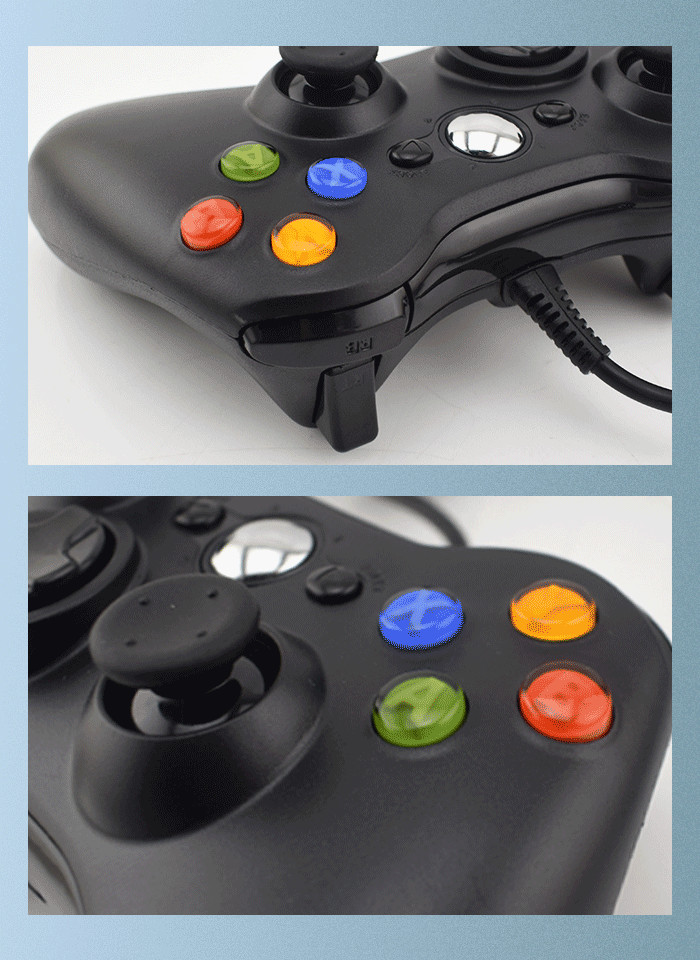 USB Wired Gamepad For Xbox 360 Controller Joystick For Official Microsoft PC Controller For Windows 7 8 10