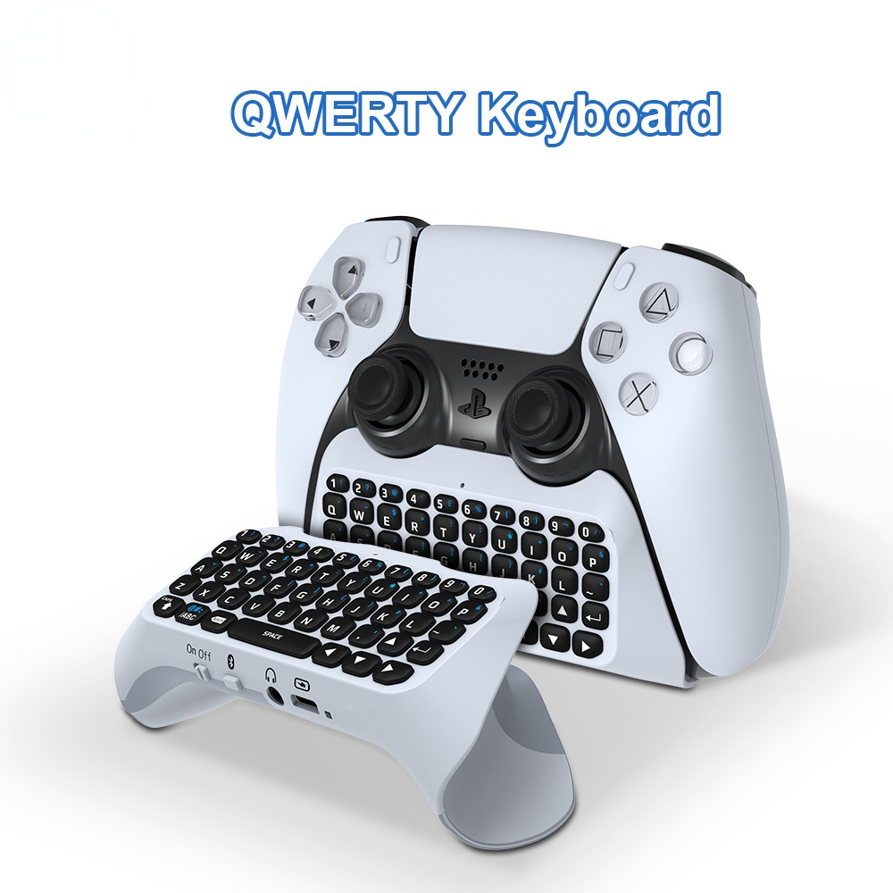 Gamepad Keyboard for PS5 Game Handle Bluetooth Wireless Keyboard External  Support Chat Voice Bluetooth Keyboard Accessories