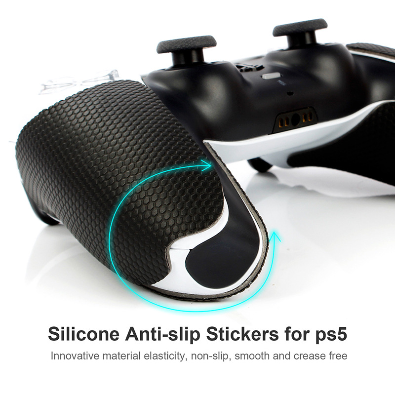 For PS5 Handle Anti Slip Paste Silicone rubber Gamepad Cover Game Handle Protection Paste Black New