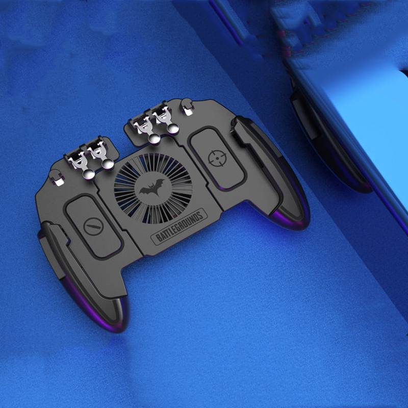 For PUBG Mobile Controller Gamepad With Cooler Cooling Fan For iOS Android For Samsung Galaxy L2 R2 Operation Joystick Cooler