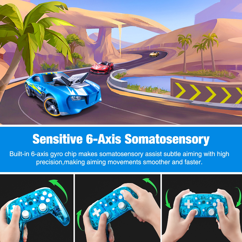 Wireless Gamepad For Nintendo Switch Console Support Bluetooth Game Controller Video Game USB Joystick For Switch Controller