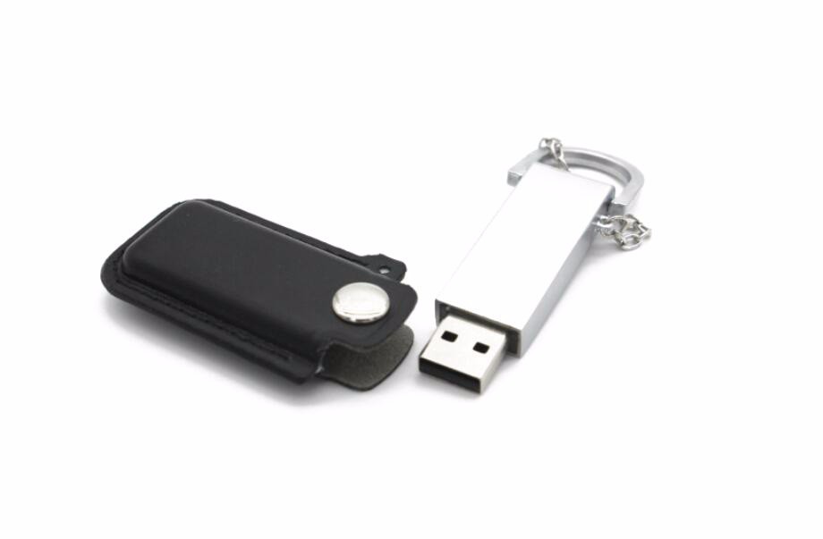 usb 2.0 Fashion 2 colors Leather USB Flash Drive
