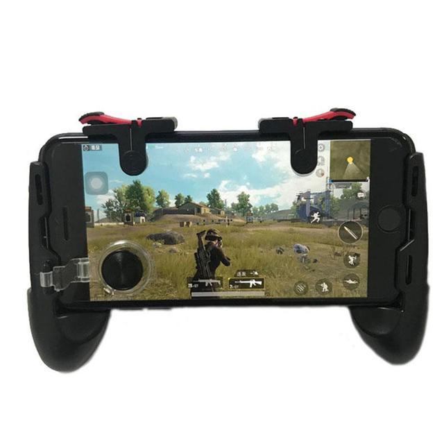 Universal PUBG Game Controller Phone Grip with Joystick Fire Buttons Game Trigger for Android IOS Mobile Phone Gamepad