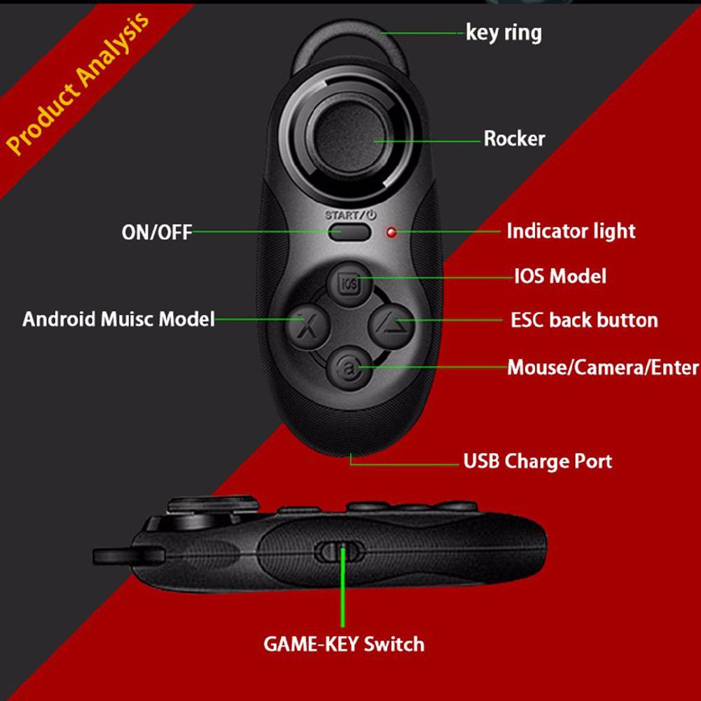 032 Android Gamepad Video Joystick Bluetooth Remote Controller VR Game Pad Wireless PC Joypad for Smartphone VR