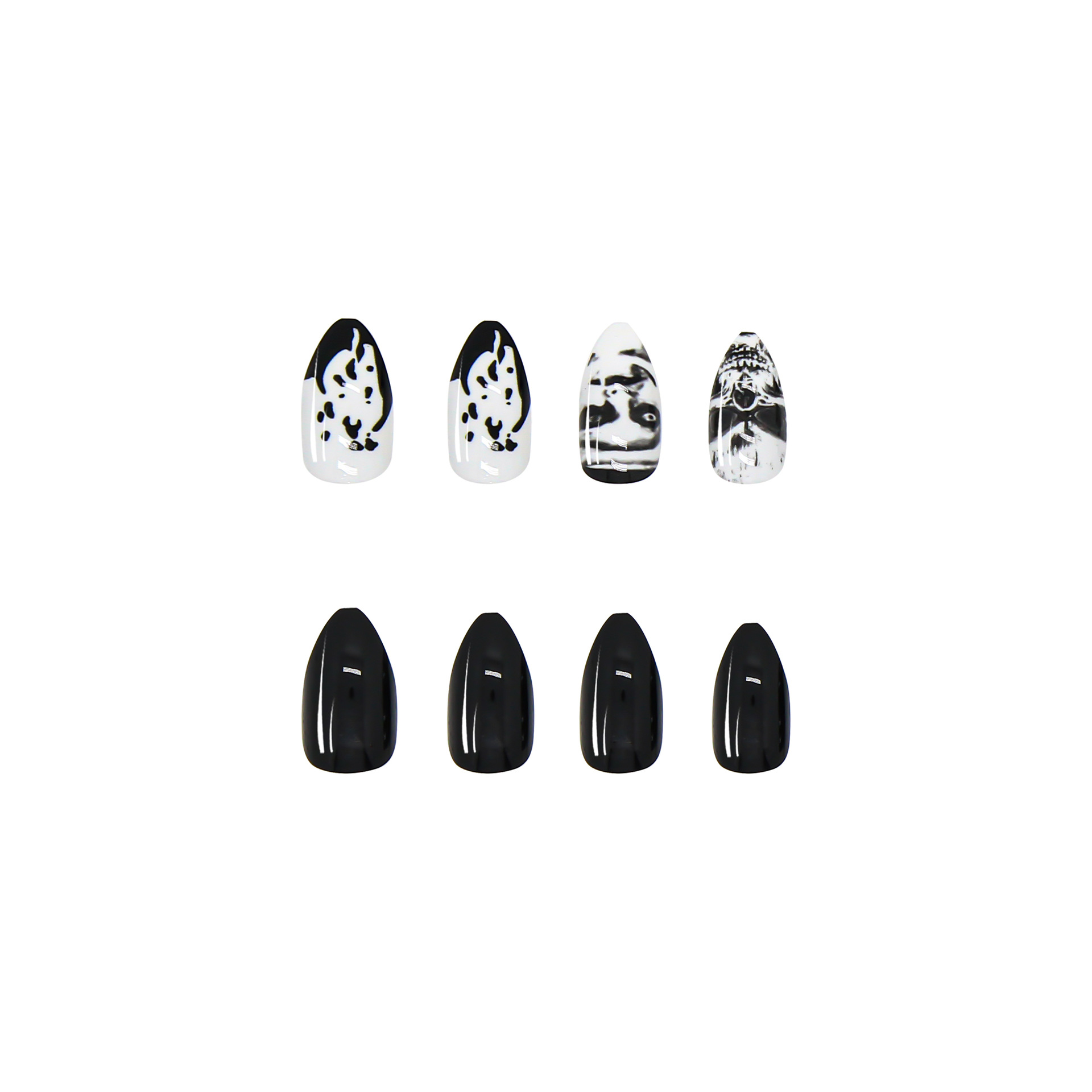 Water Ink Drop Nails Wearable Nail Stickers Removable Finished Nail Art