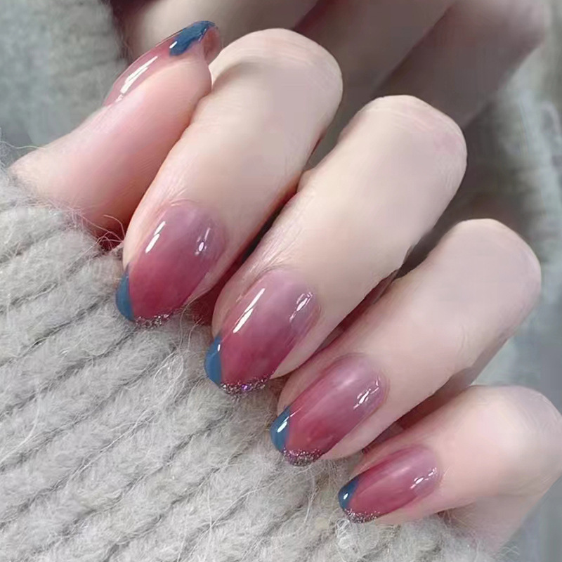 Nail stickers mature contrasting smearing whitening  and short nail art products are removable