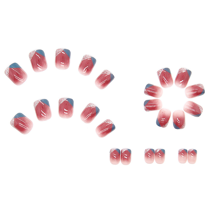 Nail stickers mature contrasting smearing whitening  and short nail art products are removable