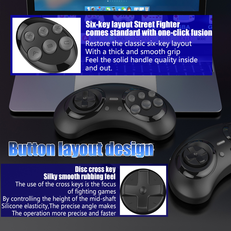 Retro Game Stick 4K Family Video Game Console With 2.4G Wireless Controller Gamepad Built-in Games For Children