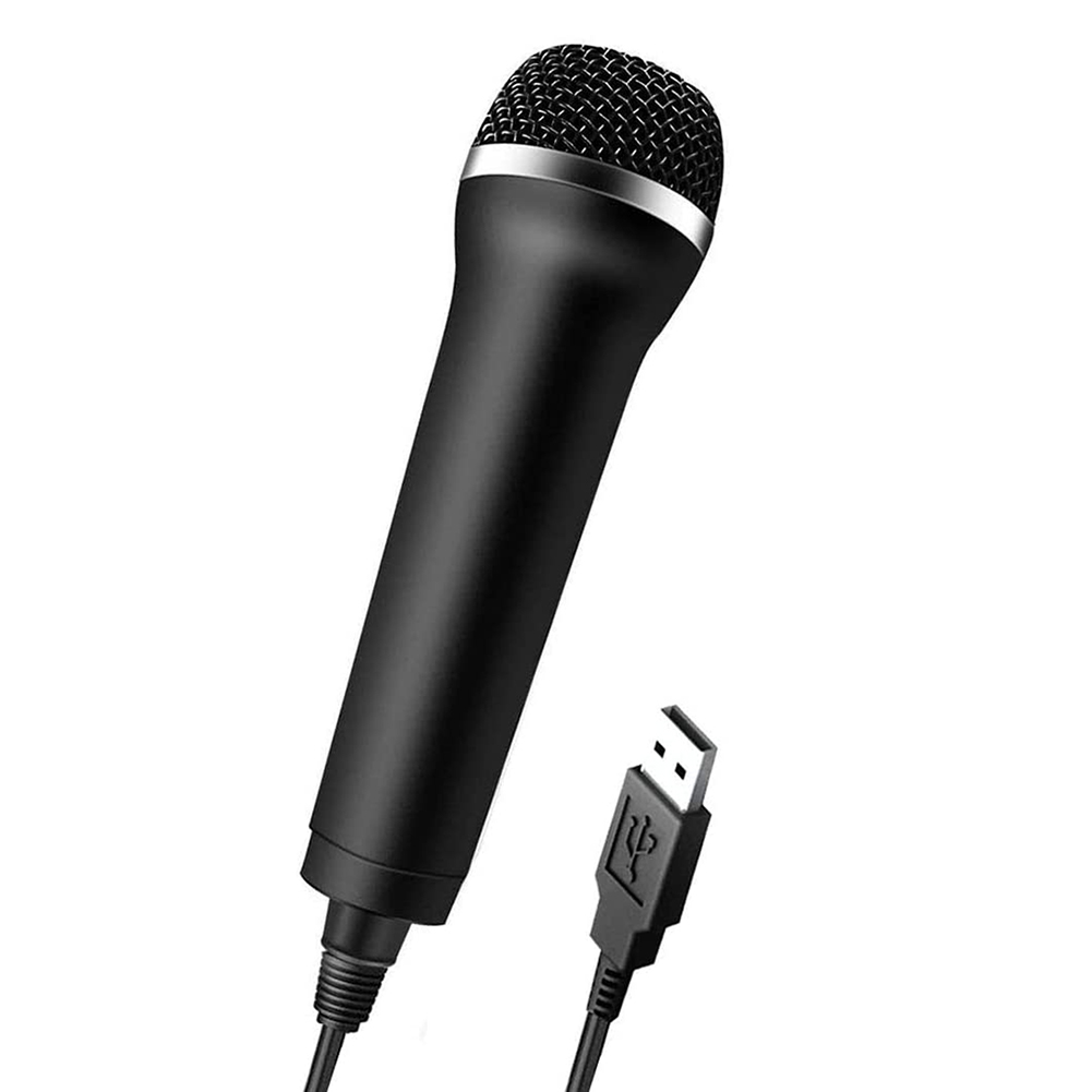 USB Wired Microphone Karaoke Mic for Switch Wii PS4 Xbox PC Computer Condenser Recording Microfone Ultra-wide Microfone