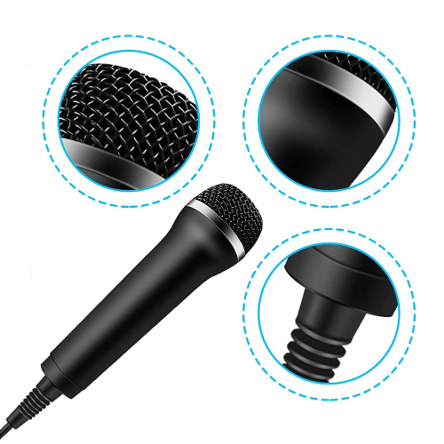 USB Wired Microphone Karaoke Mic for Switch Wii PS4 Xbox PC Computer Condenser Recording Microfone Ultra-wide Microfone