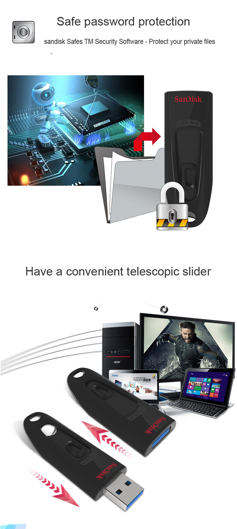 USB 3.0 Flash Drive Pen Drive U Disk