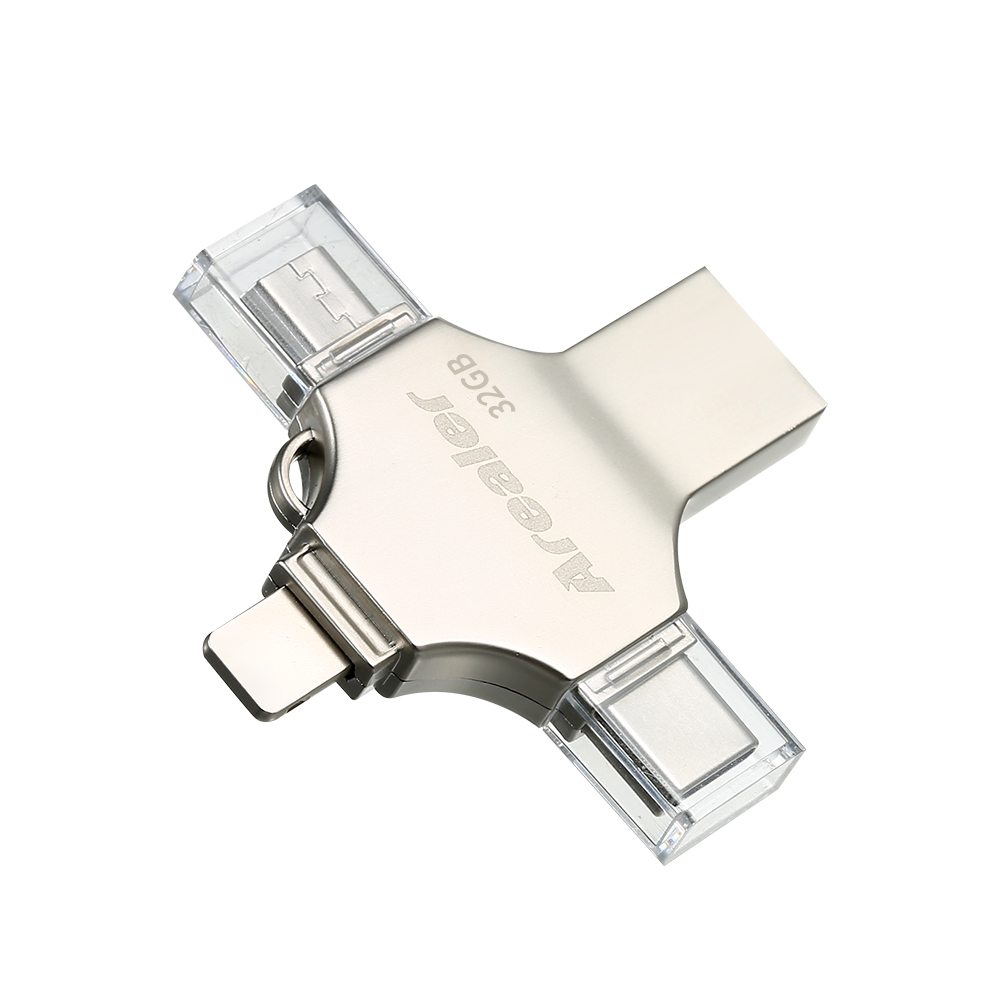 USB3.0 4-in-1 Metal U Disk USB Flash Drive