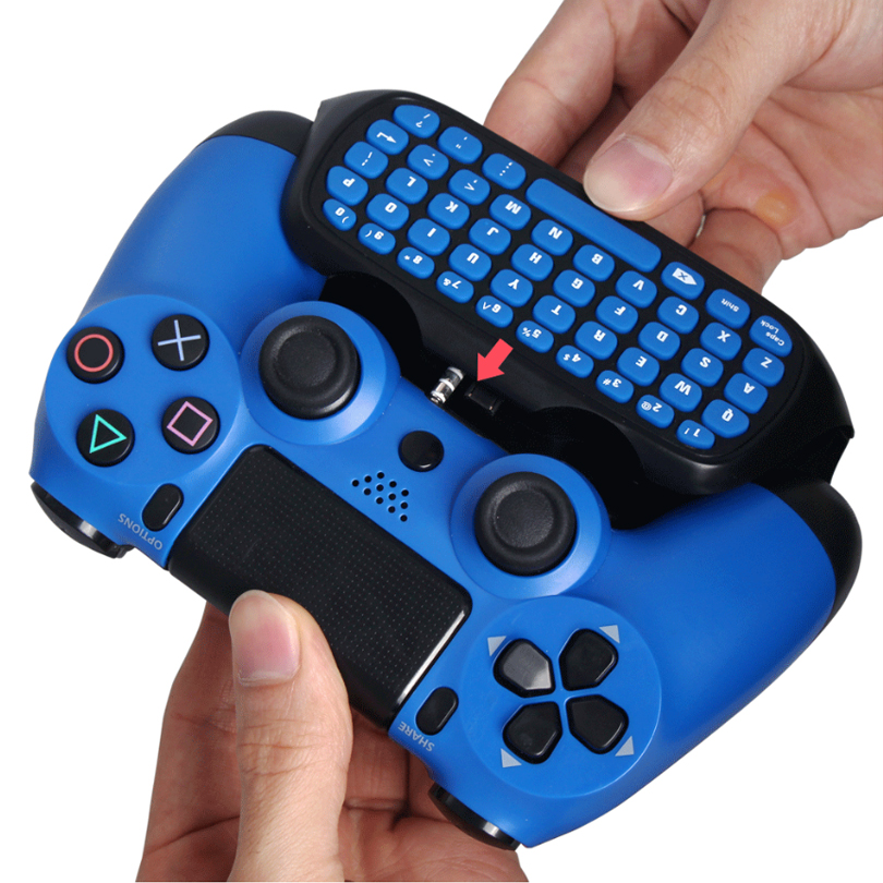 For PS4 2.4G Mini Wireless Keyboard KeyPad Adapter for PlayStation 4 PS4 Controller for Dualshock 4 Joystick