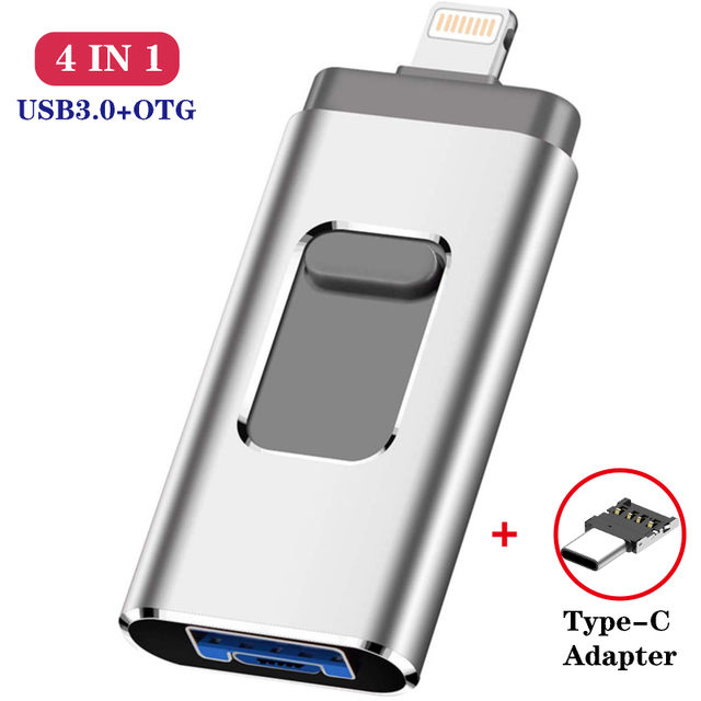 OTG Usb Flash Drive pendrive 4 in 1 Pen Drive  External Storage Devices