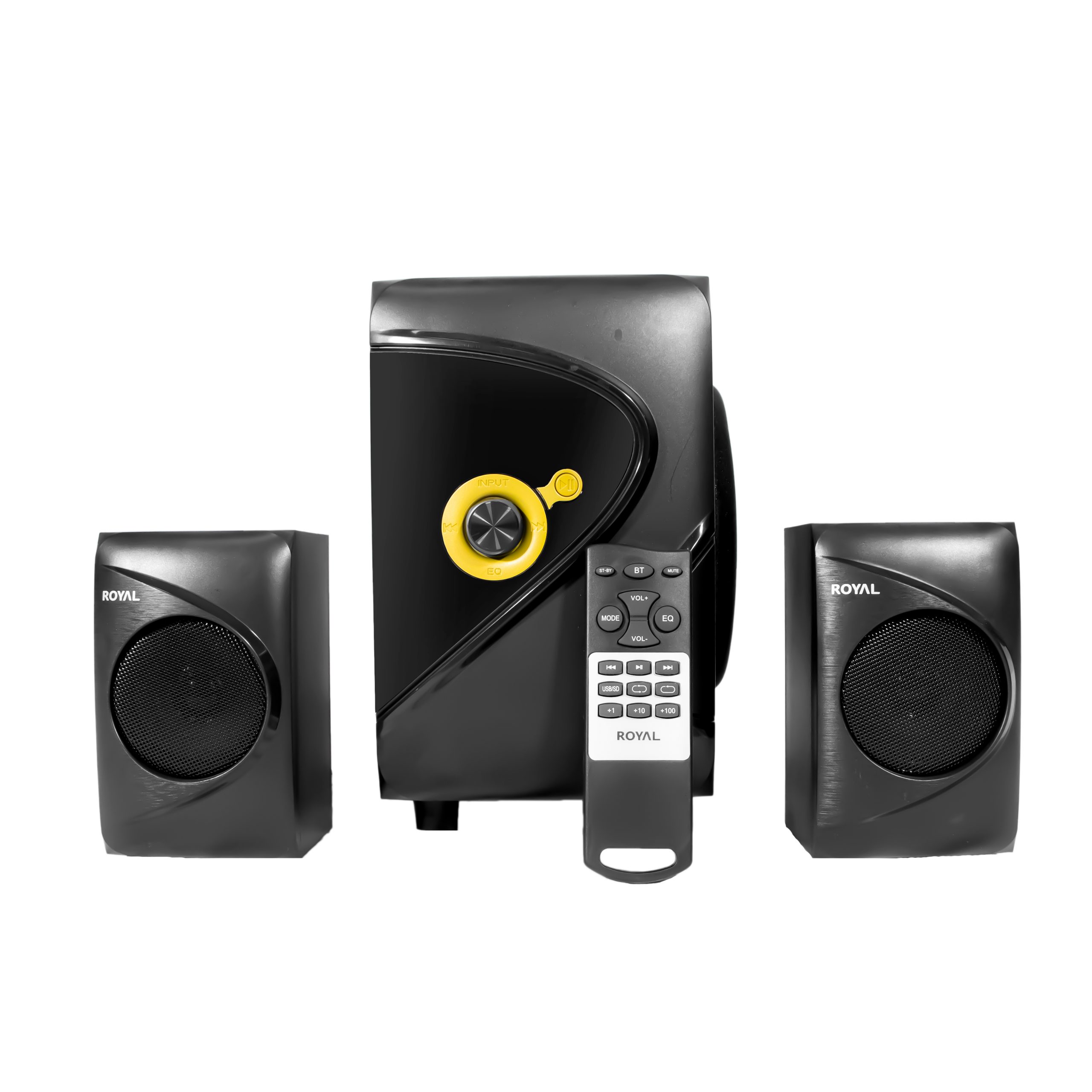 ROYAL 2.1CH Speaker System 45W – RL904 with 1 Year Warranty Black electronics and appliances home audio home theater speaker system