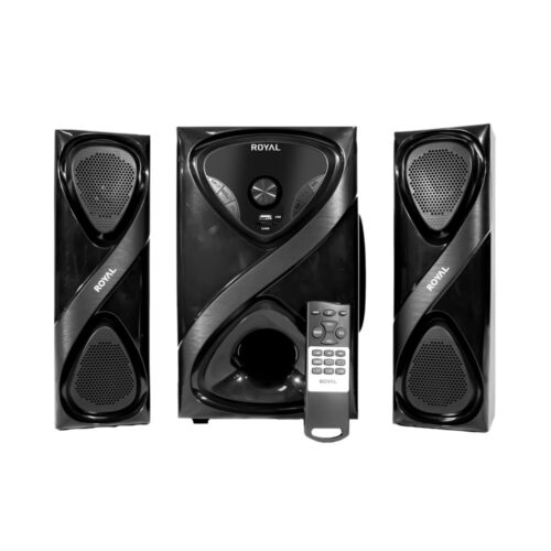 ROYAL 2.1CH Speaker System 45W – RL904 with 1 Year Warranty Black electronics and appliances home audio home theater speaker system