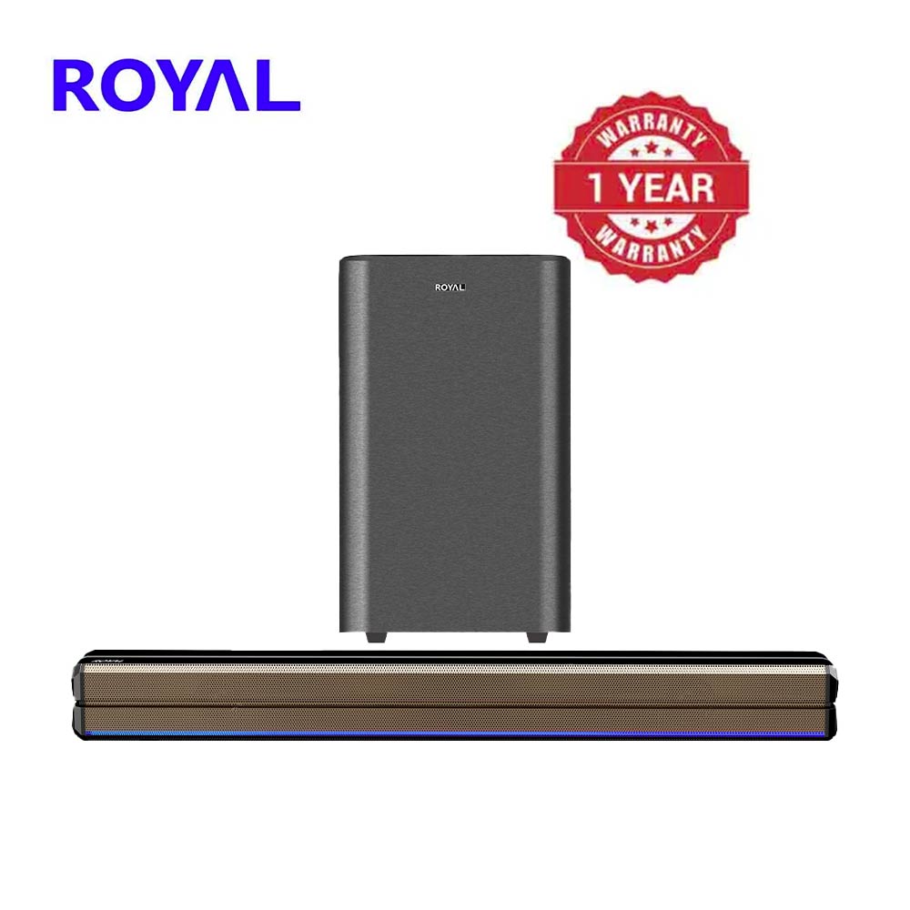 Royal 3.1CH Subwoofer Speaker System-R908 Multimedia Speaker Subwoofer System  with 1 year warranty Black 10000w R908BT