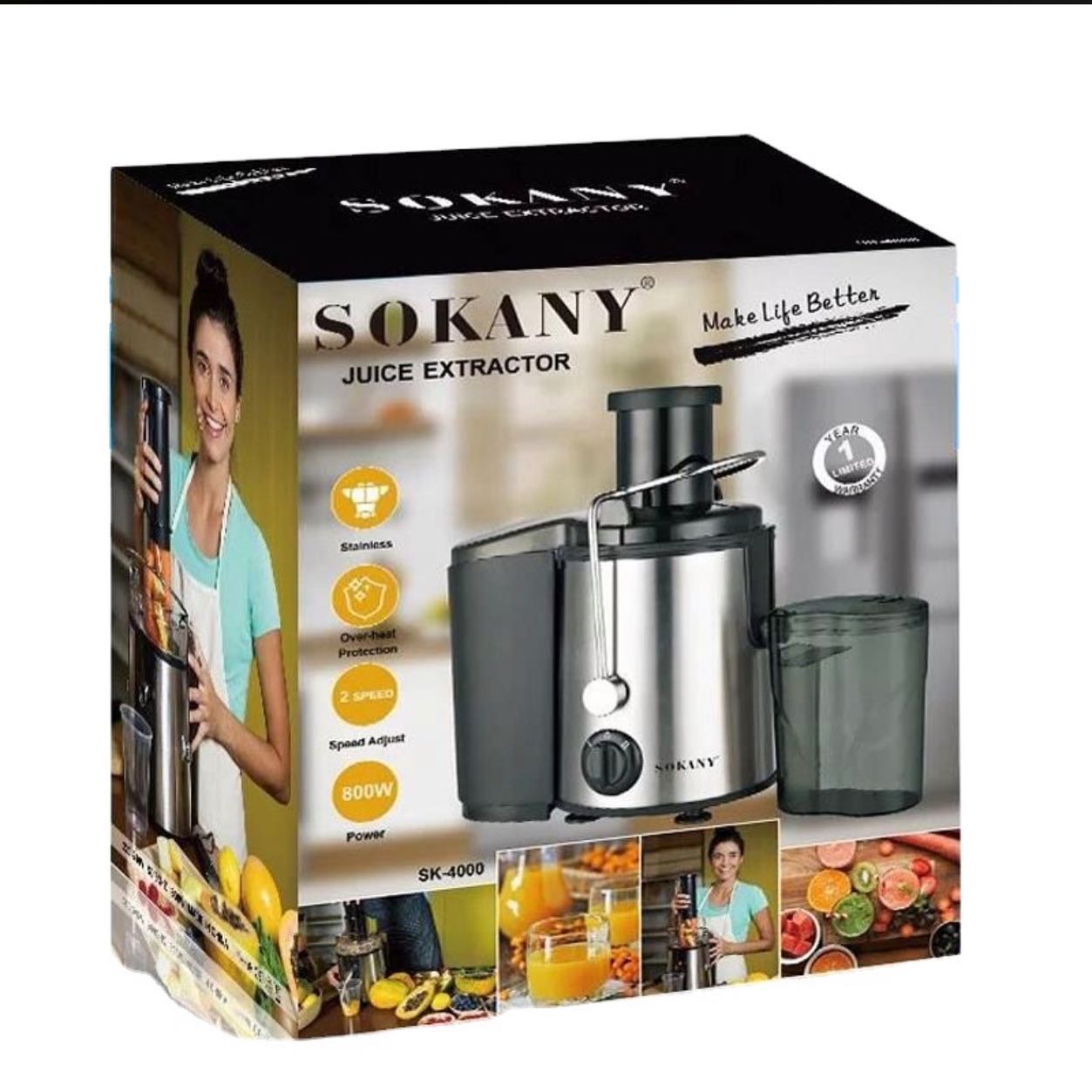 Best Price For Sokany Sk Fruit Juicer W