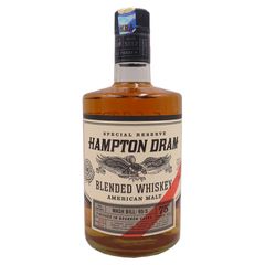 Hampton Dram American Blended Whiskey 42.8% Alcohol By Volume - 750 ML Whiskys Drinks Beer Wines and Spirits As Picture 750ML