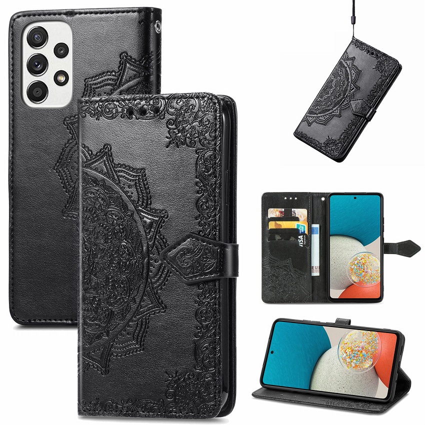 Leather Phone Case Flip Cover for Samsung A54 A34 A24 A14 A04 A04S A04E M53 M52 M33 M23 M14 M13 F23 F13 A73 A53 A33 A23 A13 A72 A52 A71 A51 A31 A11 A21S Magnetic Full Body Shockproof Stand Flip Cover