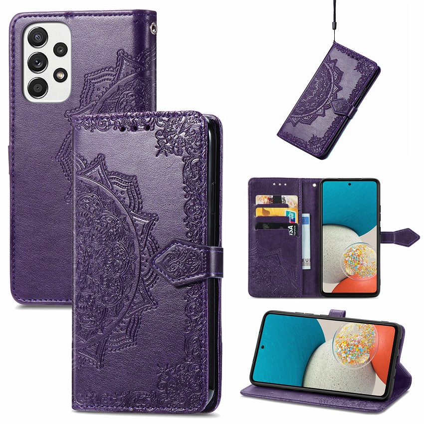 Leather Phone Case Flip Cover for Samsung A54 A34 A24 A14 A04 A04S A04E M53 M52 M33 M23 M14 M13 F23 F13 A73 A53 A33 A23 A13 A72 A52 A71 A51 A31 A11 A21S Magnetic Full Body Shockproof Stand Flip Cover