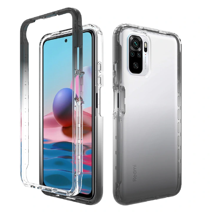 Phone Case for Xiaomi Redmi Note 11 10 9 8 9T 10A 10 9 9A 9C Mi 10T POCO M5S M3 X3 F3 Crystal TPU+PC Bumper Shockproof Protective Case Cover