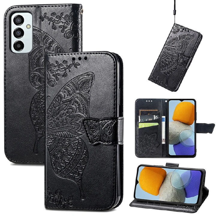 Leather Phone Case Flip Cover for Samsung Galaxy A54 A34 A14 A04 A04S A04e M53 M52 M33 M23 F23 F13 M13 M32 A73 A53 A33 A23 A13 A01 A02 A03 CORE A20e Magnetic Full Body Shockproof Stand Flip Cover
