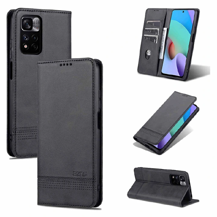 Leather Phone Case Flip Cover for Xiaomi Redmi 10C 10A 10 Note 12 11 10 9 Pro 11S 10S 9A 9C Mi 12T Pro 10S 10 Xiaomi POCO M3 X3 M4 X4 Pro Magnetic Full Body Shockproof Stand Flip Cover