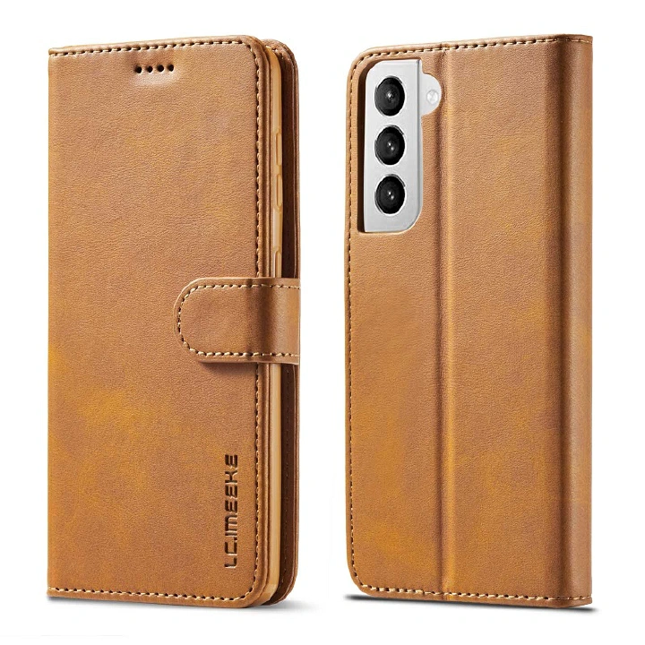 Leather Phone Case Flip Cover for Samsung Galaxy S24 S23 S22 Ultra S21 Plus S20 FE S10e S10 S9 S8 Plus Lite S7 S6 edge Note 20 Ultra 10 Plus 9 8 Magnetic Full Body Shockproof Stand Flip Cover