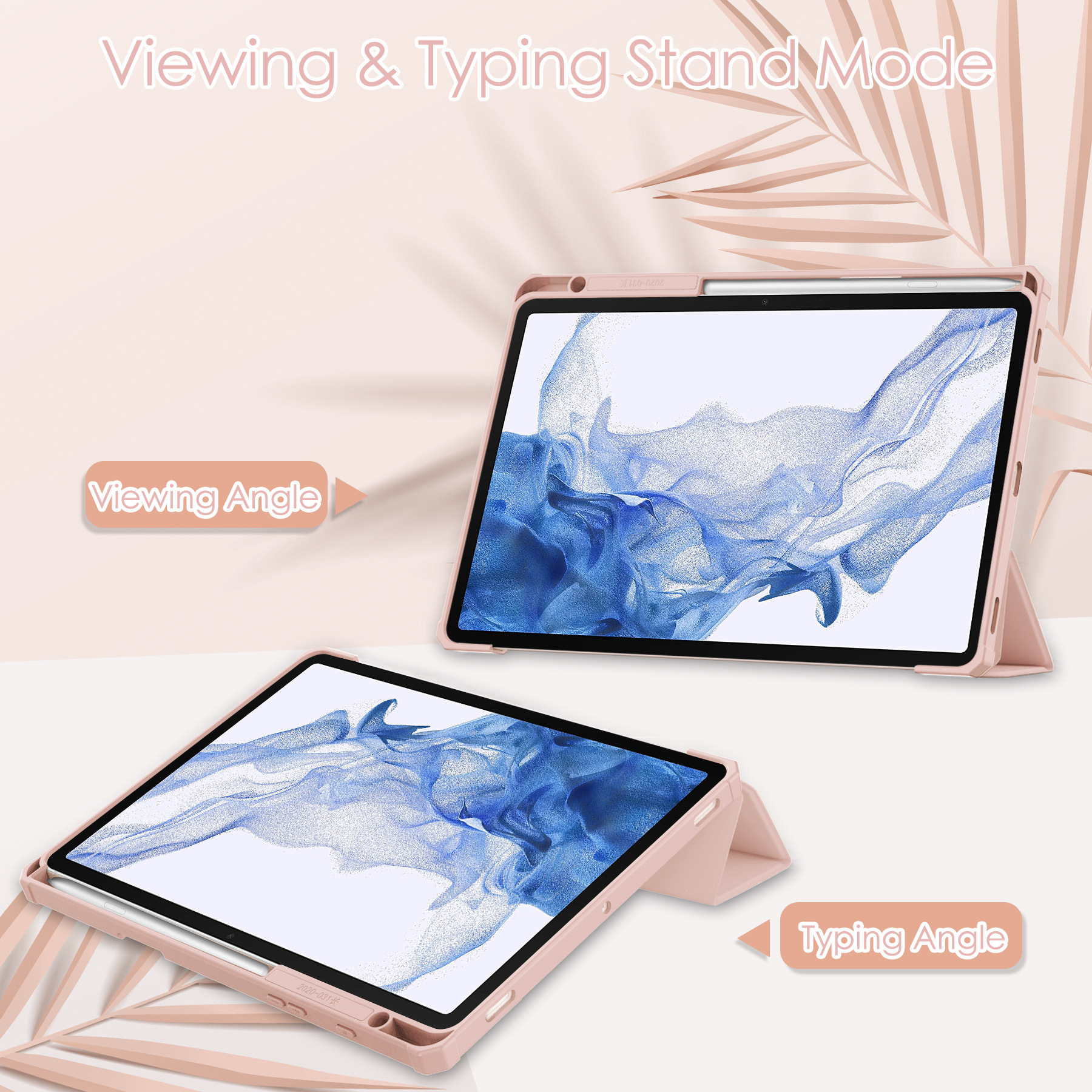 Tablet Case For Samsung Galaxy Tab S8 11'' SM-X700/SM-X706 with S Pen Holder, Shockproof Cover with Clear Back, Auto Wake/Sleep