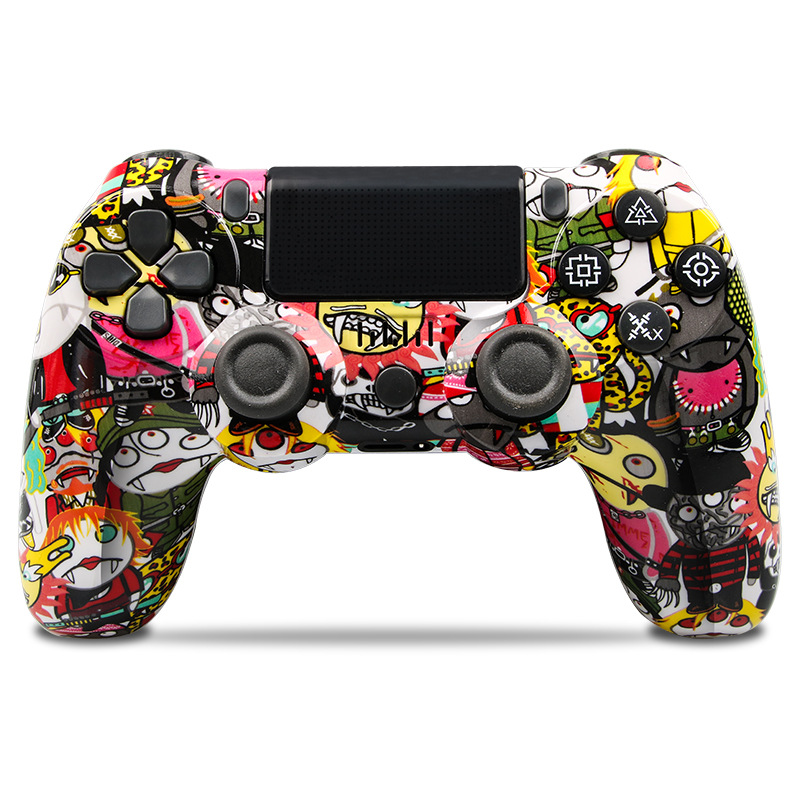 Wireless Controller Compatible with PS4/Slim/Pro with Dual Vibration/6-Axis Motion Sensor/Audio Function