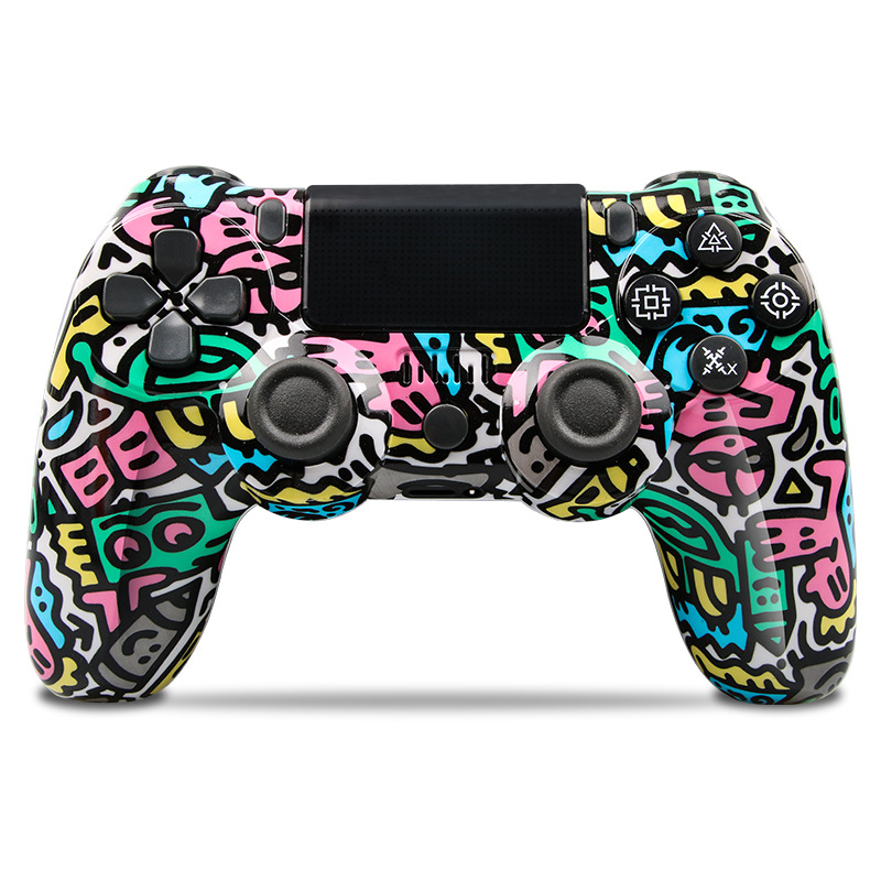 Wireless Controller Compatible with PS4/Slim/Pro with Dual Vibration/6-Axis Motion Sensor/Audio Function