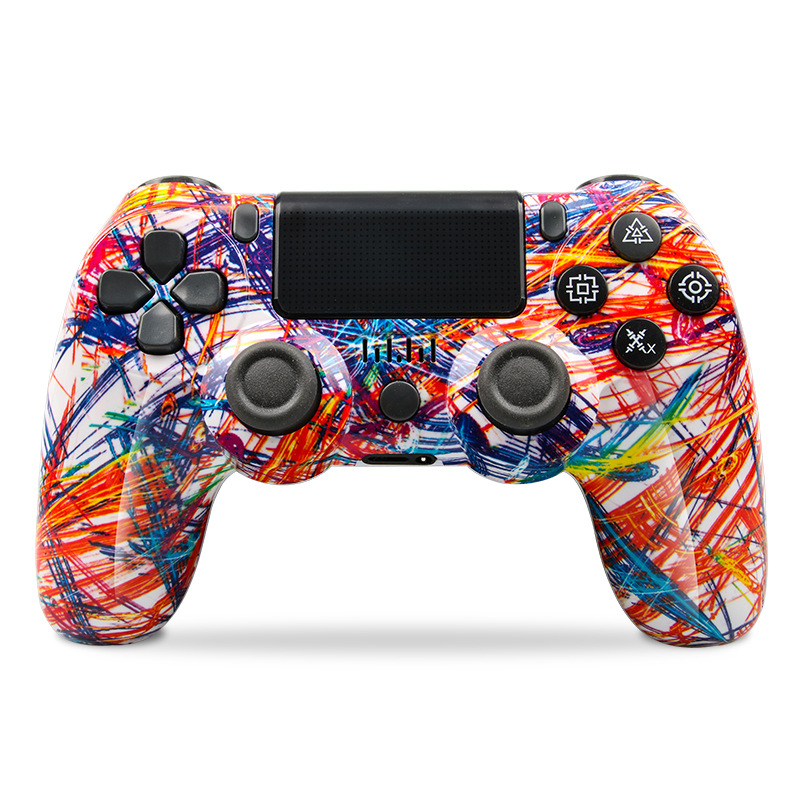 Wireless Controller Compatible with PS4/Slim/Pro with Dual Vibration/6-Axis Motion Sensor/Audio Function